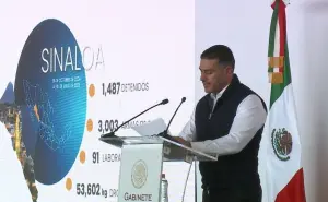 Omar García Harfuch en Sinaloa: hay casi 1,500 detenidos y 3 mil armas aseguradas desde que estalló la violencia