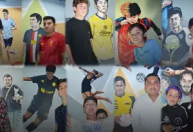 Cada rostro, una historia: el mural que abraza la memoria viva de la colonia López Mateos en Culiacán