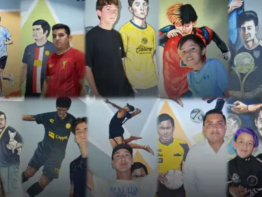 Cada rostro, una historia: el mural que abraza la memoria viva de la colonia López Mateos en Culiacán