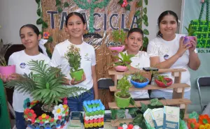 Creatividad infantil florece en macetas recicladas hechas con amor y propósito en Culiacán