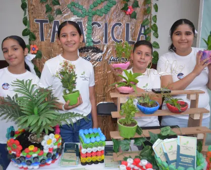 Creatividad infantil florece en macetas recicladas hechas con amor y propósito en Culiacán