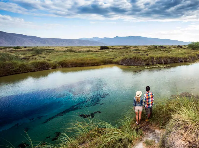 Disfruta del hermoso paisaje en Cuatro Ciénegas, Coahuila. Foto: cortesía Disfruta del hermoso paisaje en Cuatro Ciénegas, Coahuila. Foto: cortesía.
