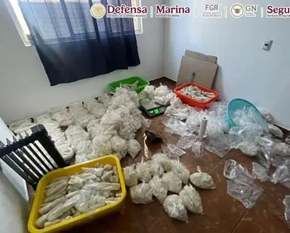 Golpe al crimen en Michoacán: aseguran 800 kilos de metanfetamina; arrestan a 2 personas