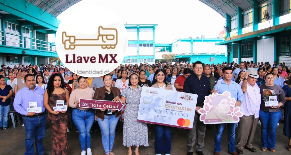 De está manera los beneficiados del programa de bcas podrán crear su Llave MX. Foto: Cortesía.