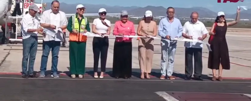 La Paz tendrá nuevos vuelos directos a Los Mochis, Sinaloa y Aguascalientes. Foto: Facebook Dirección de Turismo La Paz La Paz tendrá nuevos vuelos directos a Los Mochis, Sinaloa y Aguascalientes. Foto: Facebook Dirección de Turismo La Paz.