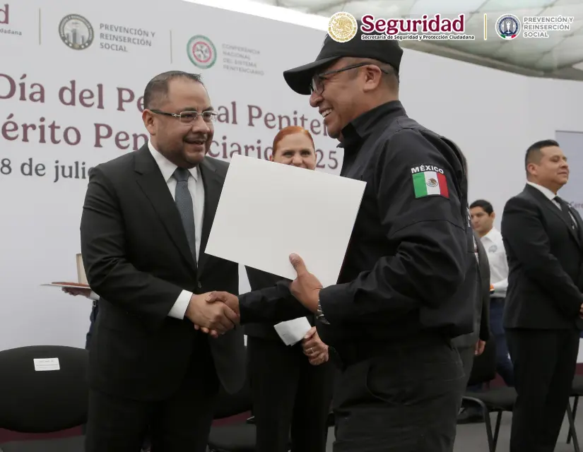 SSPC celebra el Día del Personal Penitenciario con reconocimientos y medallas Se refrenda el compromiso con el fortalecimiento institucional del personal penitenciario. Foto: SSPC