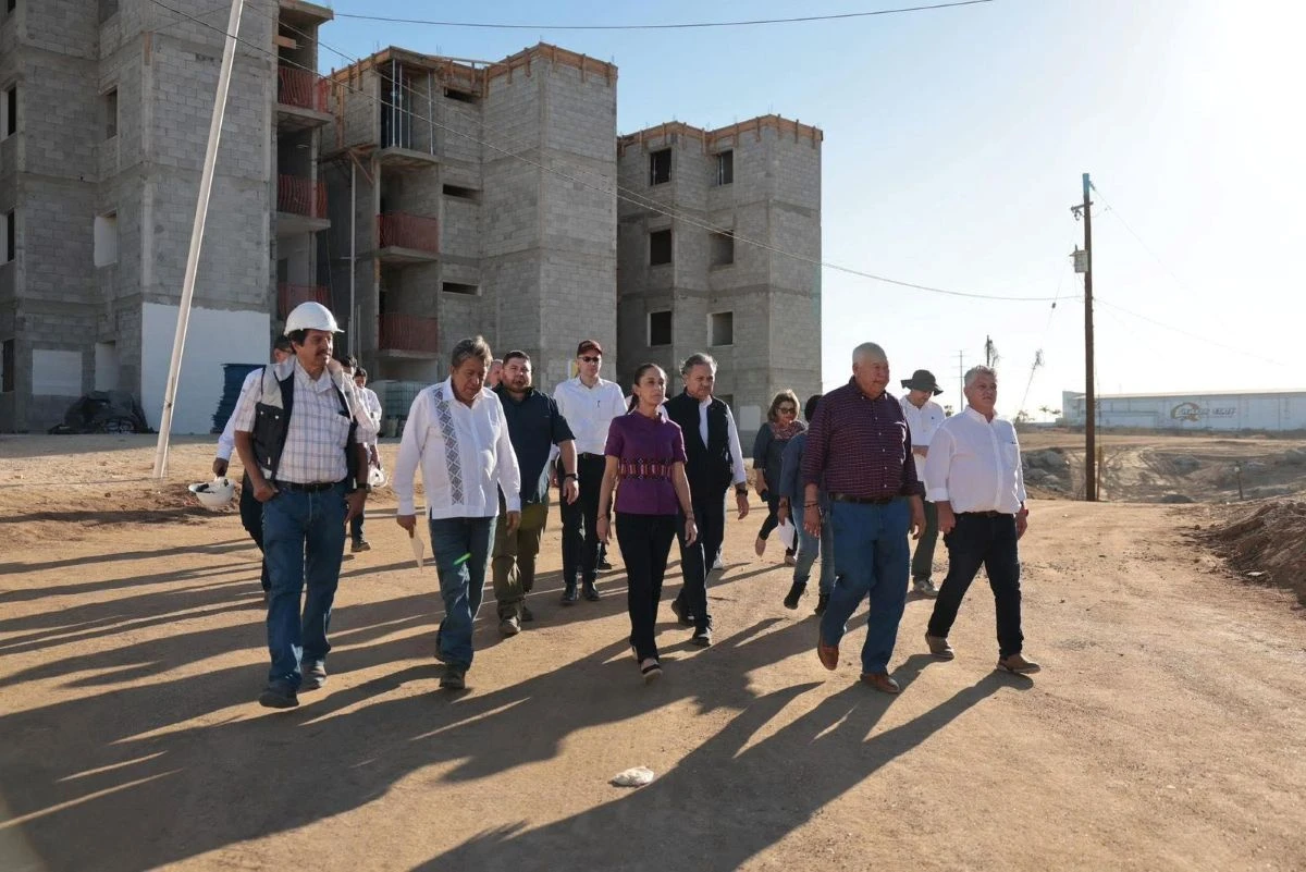 Distribución de Viviendas del Bienestar en Baja California Sur por Infonavit. Foto: Cortesía