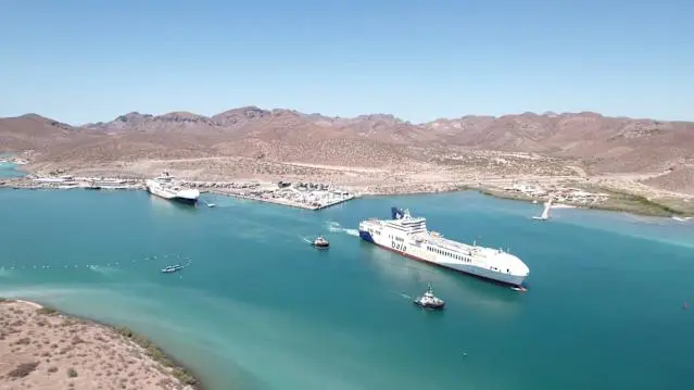 Nuevo buque marítimo Cabo Star que viajará desde Baja California Sur hacia Sinaloa. Foto: Cortesía. Nuevo buque marítimo Cabo Star que viajará desde Baja California Sur hacia Sinaloa. Foto: Cortesía.