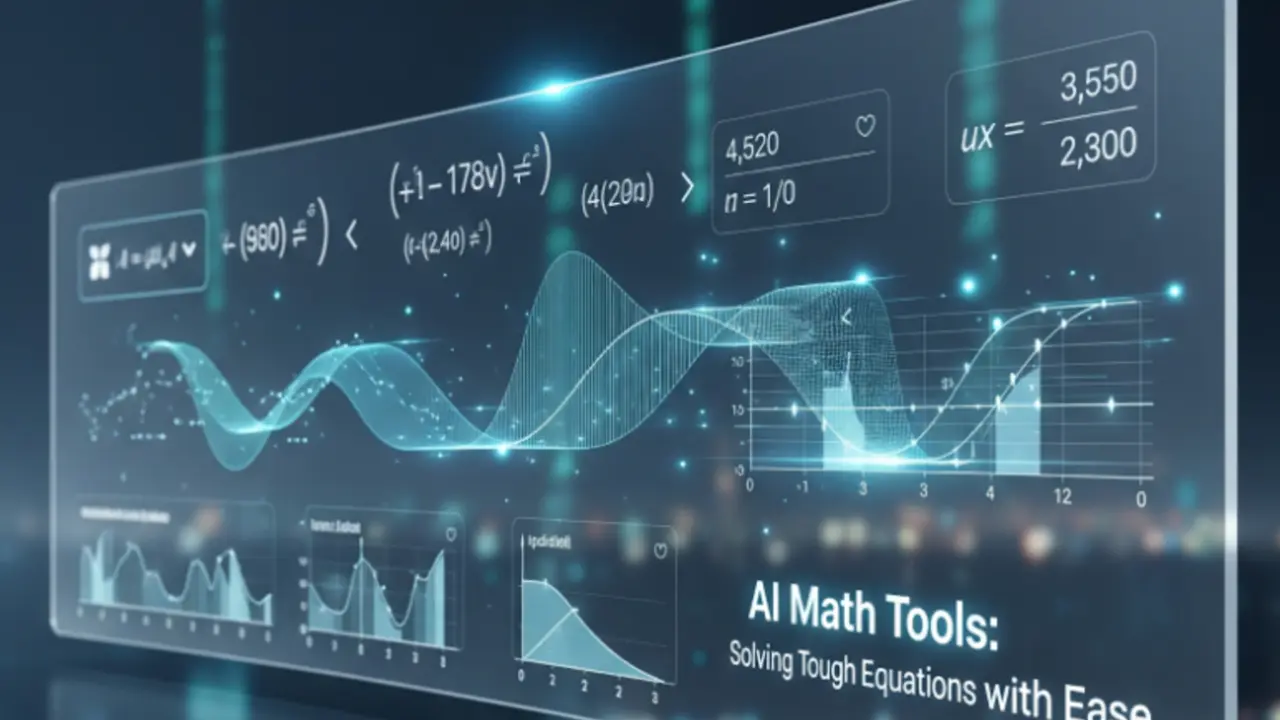 Herramientas matemáticas de IA: Cómo resolver ecuaciones difíciles fácilmente