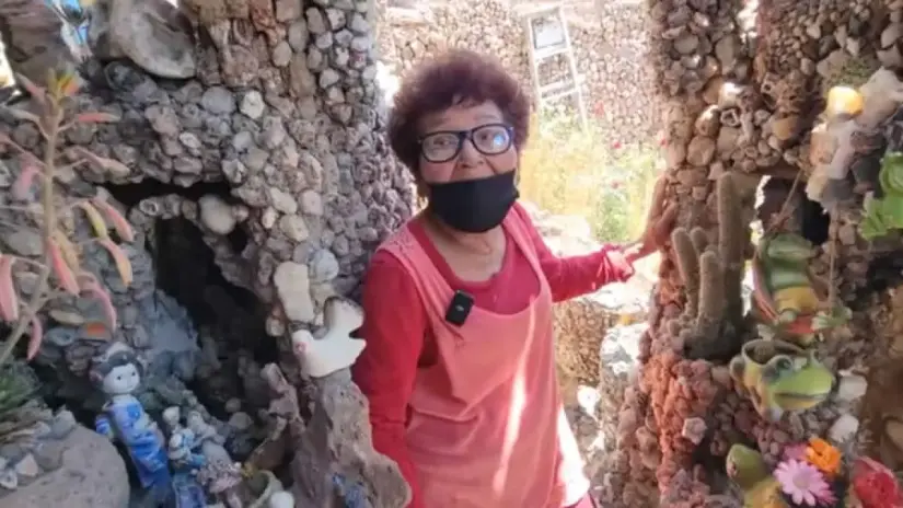 Conoce la Casa de Piedra en Jalpa Doña Jovita Serna cobra tan solo $10 pesos por entrada. Foto: Cortesía