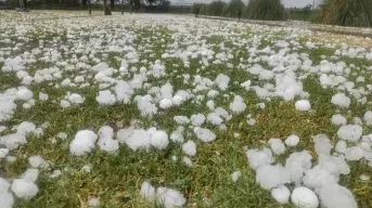 Impacta en Stapleton, Nebraska, sorprendente tormenta de granizo