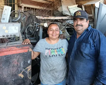 Entre metales y voluntad: Mariana y Juan Carlos forjaron su camino en el fierro viejo