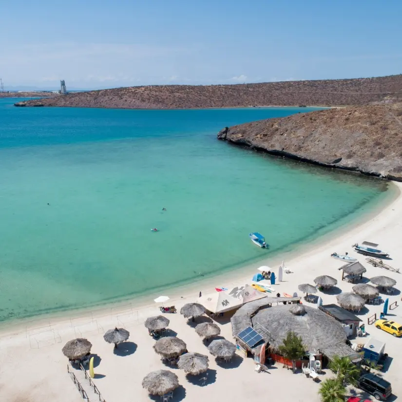 Disfruta de Playa El Tesoro en familia. Foto: GO LA PAZ. 