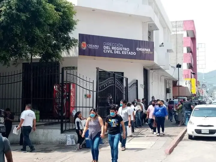 El trámite del acta de defunción deberá realizarse en alguna de las 186 oficilía del Registro Civil en Chiapas. Foto: Cortesía. El trámite del acta de defunción deberá realizarse en alguna de las 186 oficilía del Registro Civil en Chiapas. Foto: Cortesía.