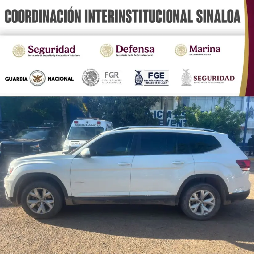Operativo interinstitucional en Culiacán deja seis detenidos y decomiso de armas