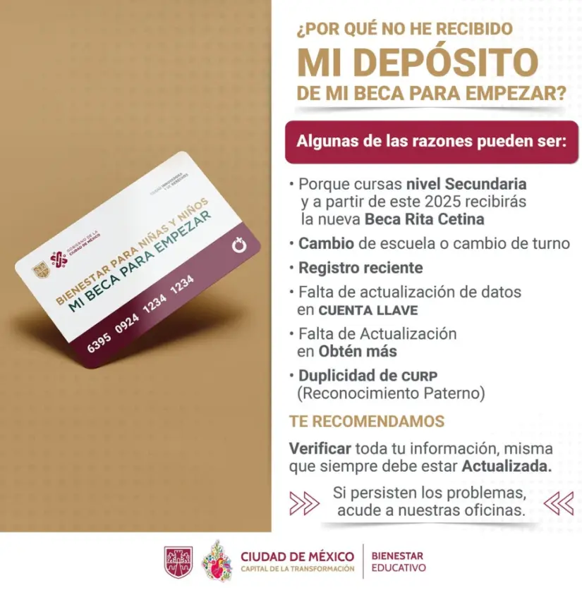 Razones por las que puede que no hayas recibido los depósitos anteriores. Foto: cortesía.