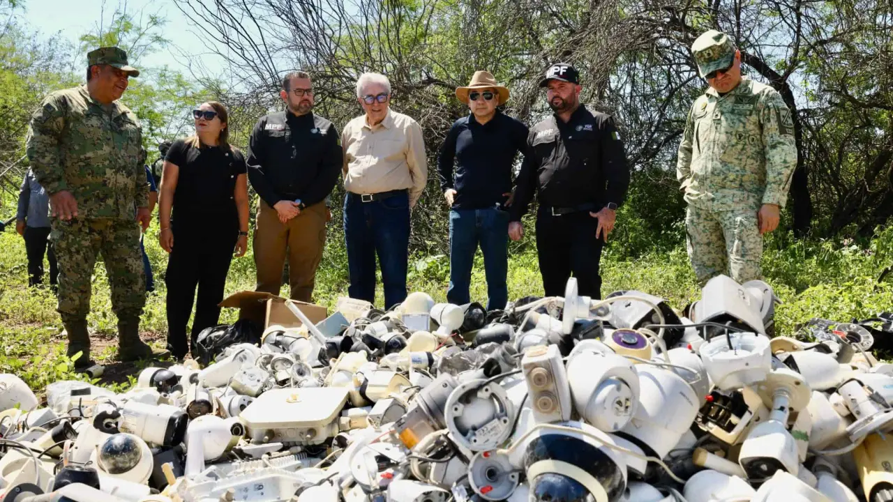 Más de tres toneladas de narcóticos fueron destruidos. Foto: Gob. de Sinaloa