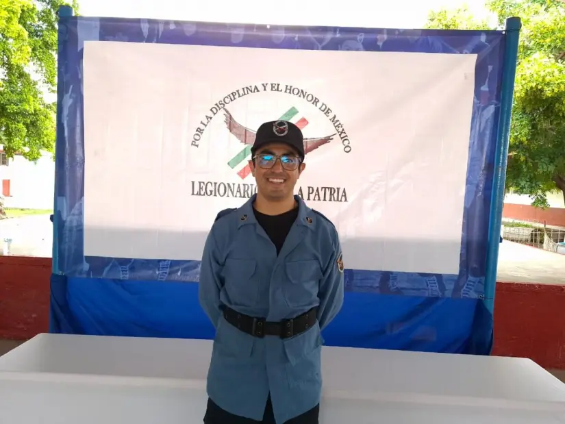 Teniente a cargo, Jesús Antonio Iturrios López promueve disciplina y valores entre niñez y juventud