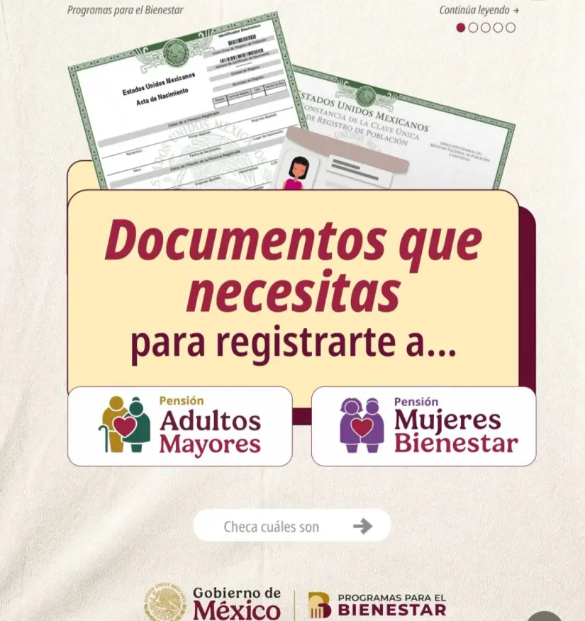 Para tu registro es necesario tener a la mano los siguientes documentos. Foto: Cortesía.