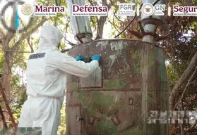 Aseguran casi 5 toneladas de metanfetamina y narcolaboratorios en Culiacán; golpe al narco por 1,300 millones de pesos