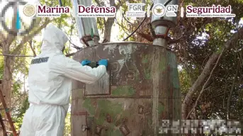 Aseguran casi 5 toneladas de metanfetamina y narcolaboratorios en Culiacán; golpe al narco por 1,300 millones de pesos