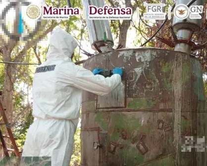 Aseguran casi 5 toneladas de metanfetamina y narcolaboratorios en Culiacán; golpe al narco por 1,300 millones de pesos