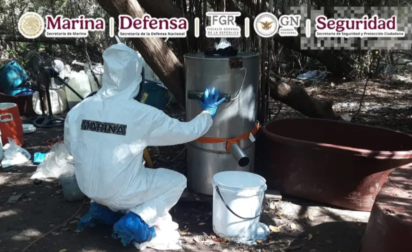 Esta acción representa una afectación millonaria a los grupos criminales. Foto: SSPC