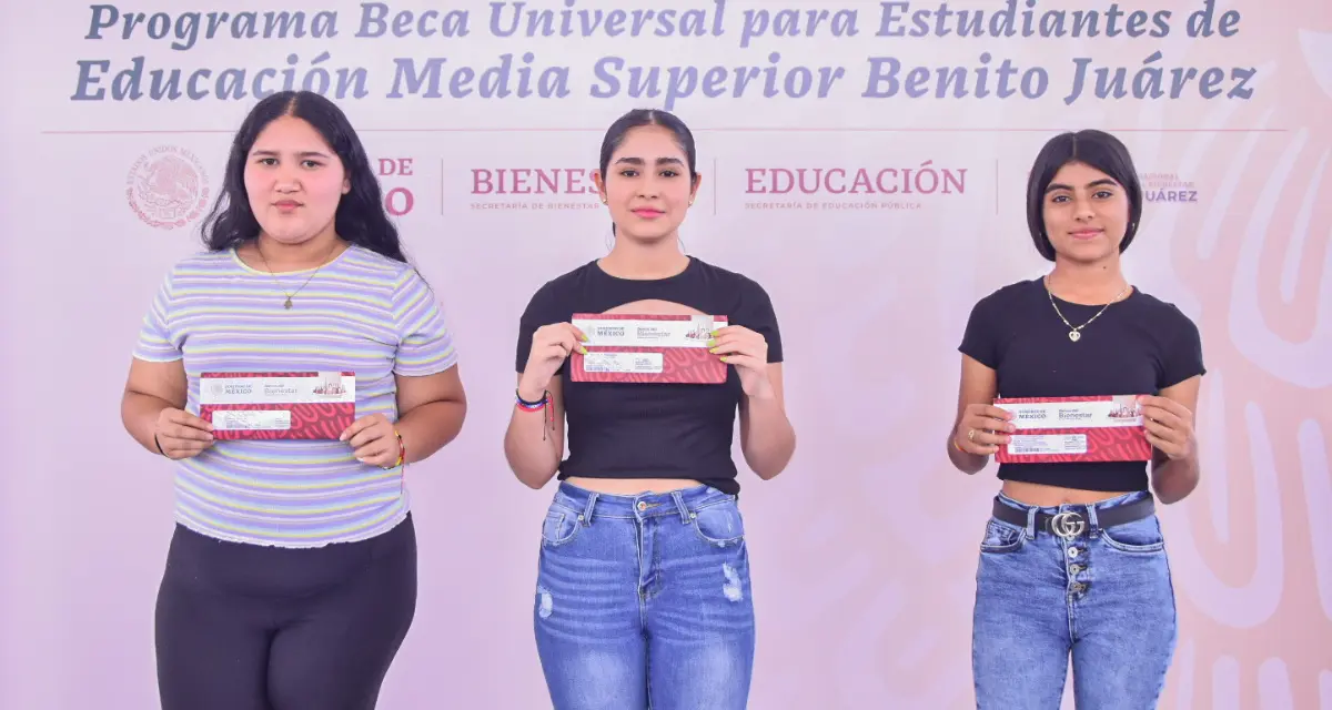 Jóvenes de nuevo ingreso podrán ser parte del programa Beca Benito Juárez. Foto: Programas para el Bienestar.