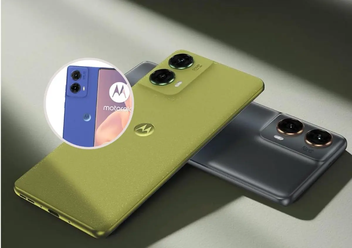Motorola Moto G85 con pantalla curva `pOLED. Foto: Cortesía