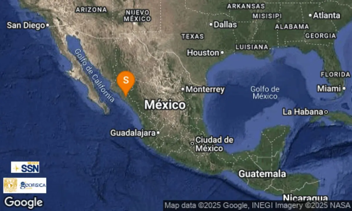 Un temblor se registro este miércoles en Culiacán. Foto: Cortesía