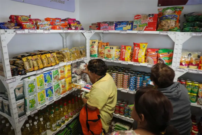 En las Tiendas del Bienestar puedes encontrar productos de despensa a precios accesibles.