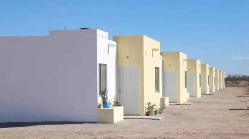 Se espera la construcción de 11 mil 100 Viviendas del Bienestar en La Paz. Foto: cortesía.