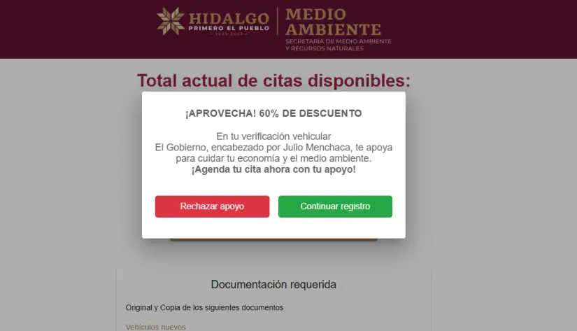Aprovecha el 60% de descuento que el Gobierno de Hidalgo ha puesto a disposición. Foto: Cortesía.