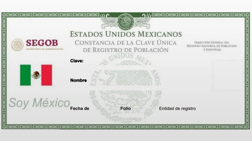 Ahora la CURP sera una identificación oficial más y se implementara el 16 de octubre de  Foto: Segob