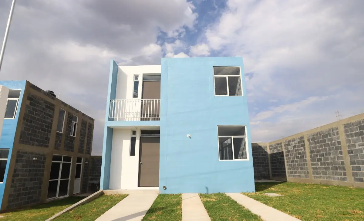 Se construyen nuevas casas en Aguascalientes, para familias vulnerables. Foto: Cortesía