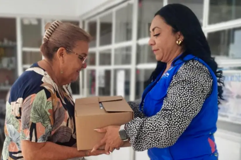 Entrega de Alileche en Aguascalientes. Foto: cortesía.
