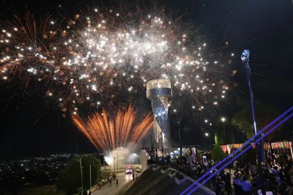 Hermoso festejo por los 448 años de Saltillo.