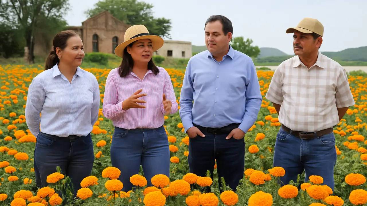 No serán girasoles, Guamúchil tendrá su propio campo de flor de cempasúchil.