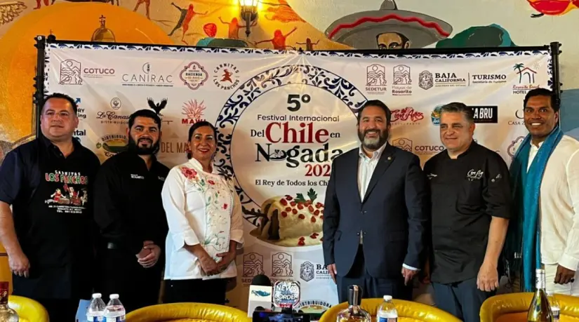 Invitan a la Cena en Homenaje al Chile en Nogada en Rosarito. Foto: Cortesía
