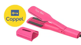 Coppel lanza la plancha de Diana Fletes: ideal para cabello húmedo y seco