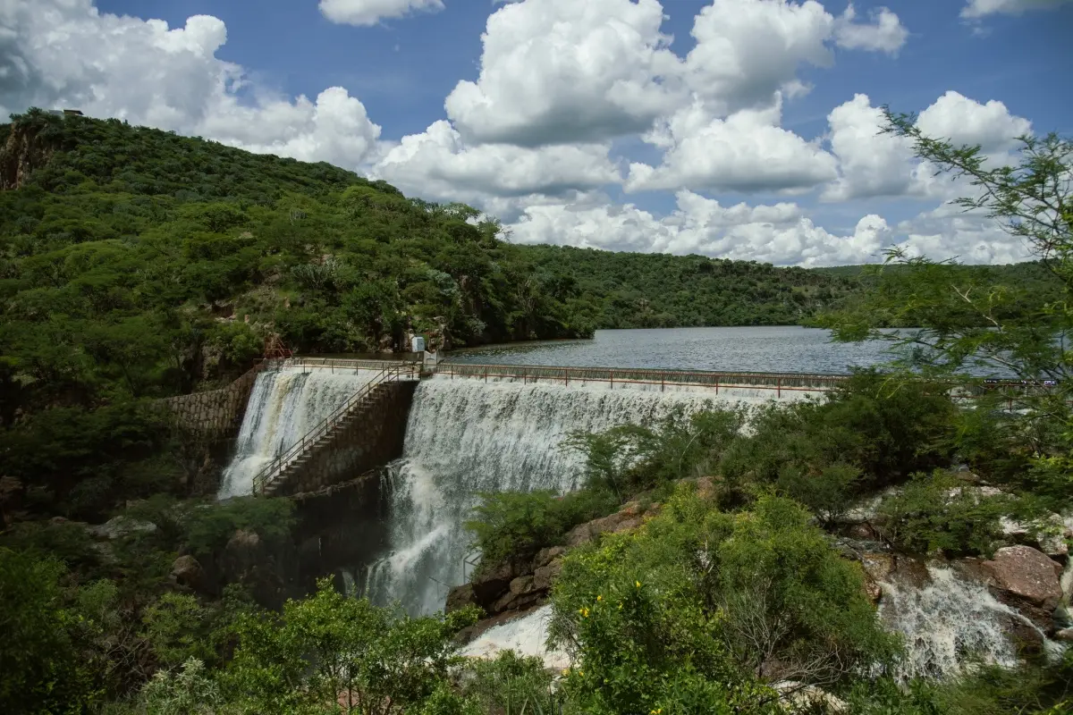 La presa de Malpaso está en su esplendor gracias a las recientes lluvias. Foto: Cortesía