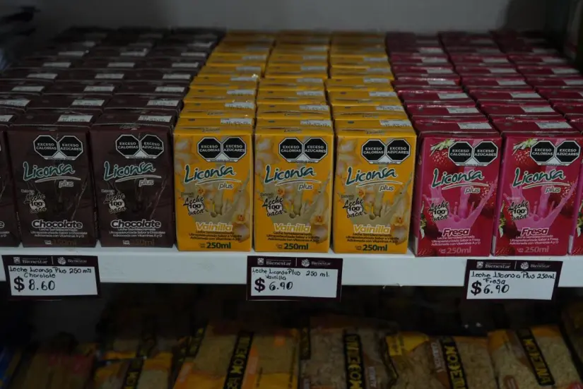 Estos son los costos de los productos de las Tiendas Bienestar. Foto: Cortesía. 