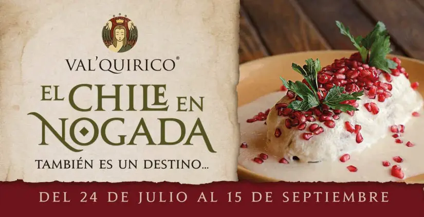 imagen recuadro Temporada del chile de nogada den Val Quirico Foto: Pagina oficial