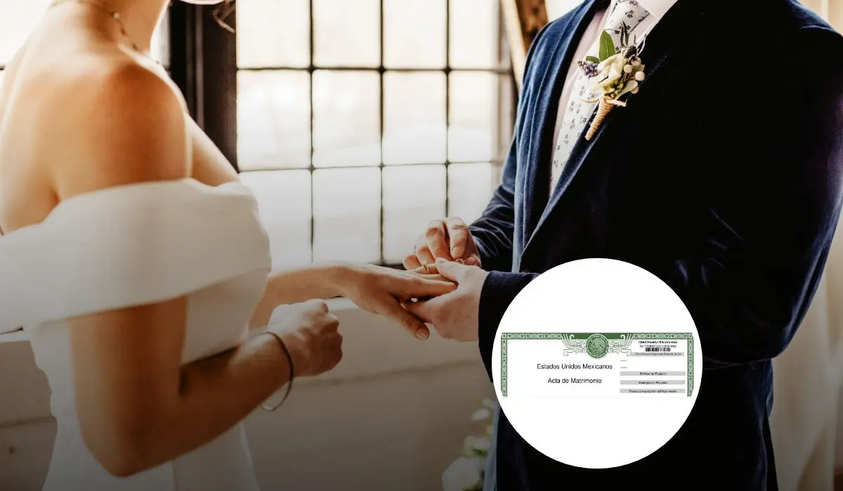 El acta de matrimonio acredita la unión de una pareja que les permite a acceder a derechos básicos Foto: Pexels / Secretaria de Gobierno