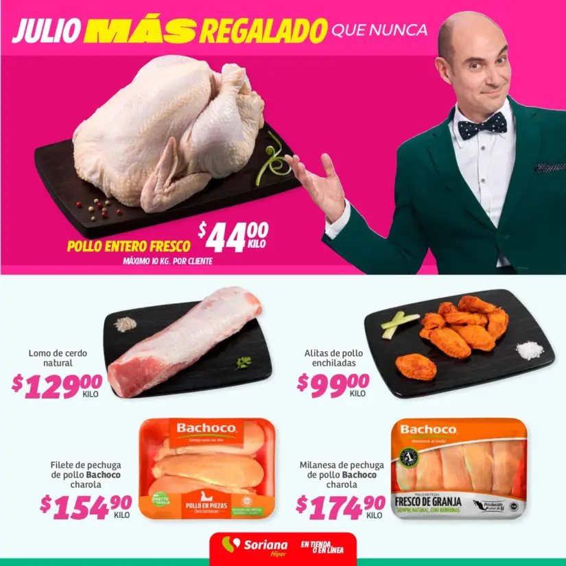 Soriana: ofertas en carnes y frutas este fin de semana Carnes y pescados a precios bajos en Soriana. Imagen: Cortesía