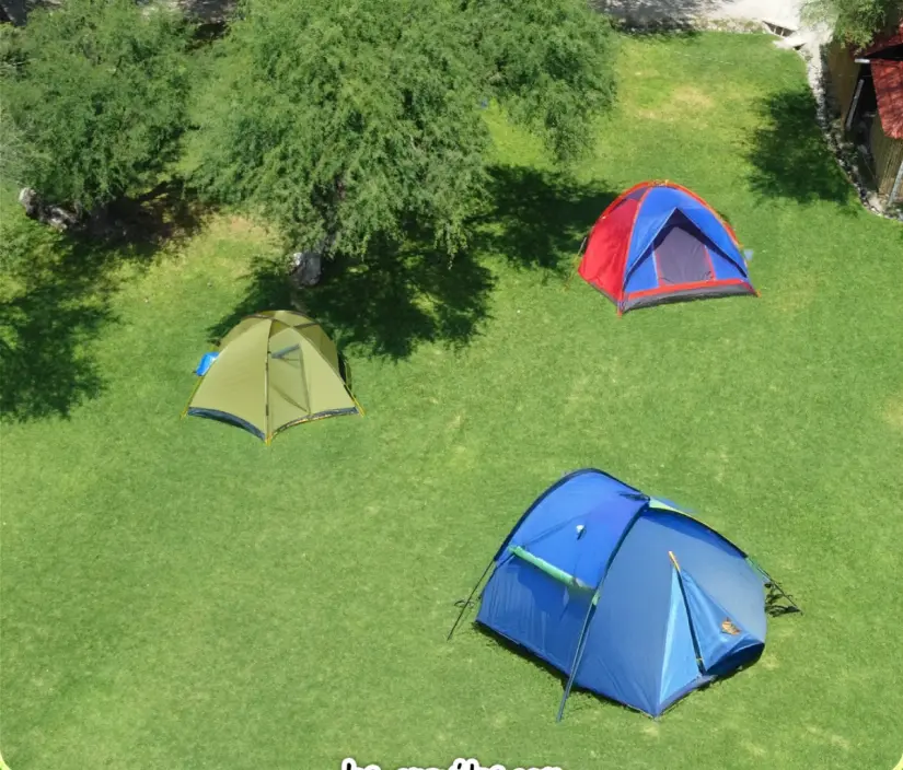 Área de campamento en Las Cuevitas, Hidalgo. Foto: Facebook Las Cuevitas Área de campamento en Las Cuevitas, Hidalgo. Foto: Facebook Las Cuevitas.