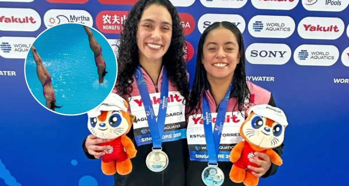 Conoce a las clavadistas mexicanas que se llevaron la plata en Singapur 2025. Foto: cortesía