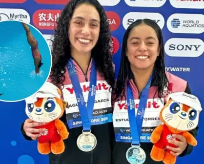 ¡Orgullo nacional! Clavadistas mexicanas conquistan la plata en el Mundial de Singapur 2025