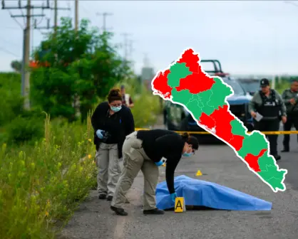 Trece municipios de Sinaloa no registraron homicidios en la última semana