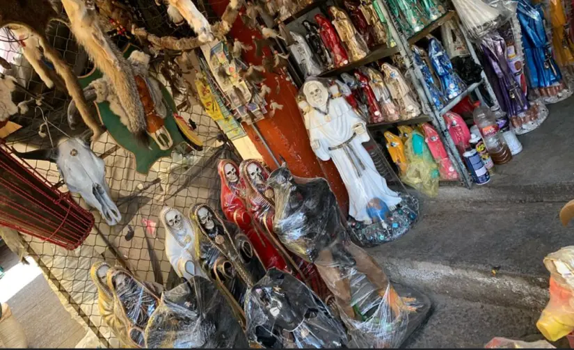 Mercado Sonora en CDMX, sección espiritual. Foto: cortesía Mercado Sonora en CDMX, sección espiritual. Foto: cortesía.